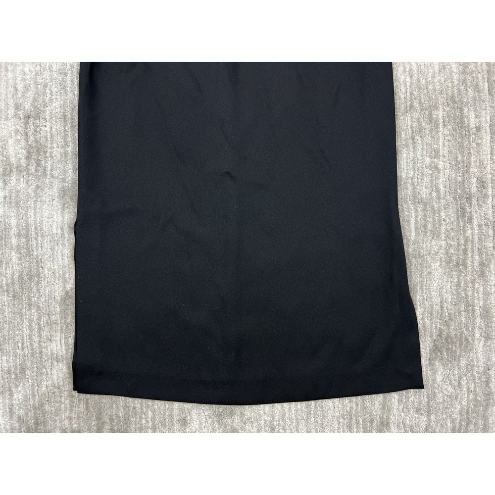 Morton Bernard Skirt Womens 6 Black Midi Pencil Straight High Waist Side Slit - Picture 3 of 10